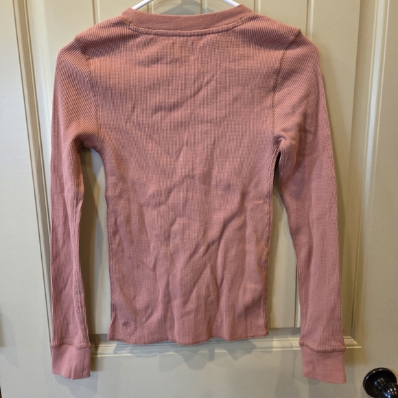 Alpine Design Women's Waffle-Knit Long-Sleeve Shirt in Sedona Clay XS New - Picture 5 of 8